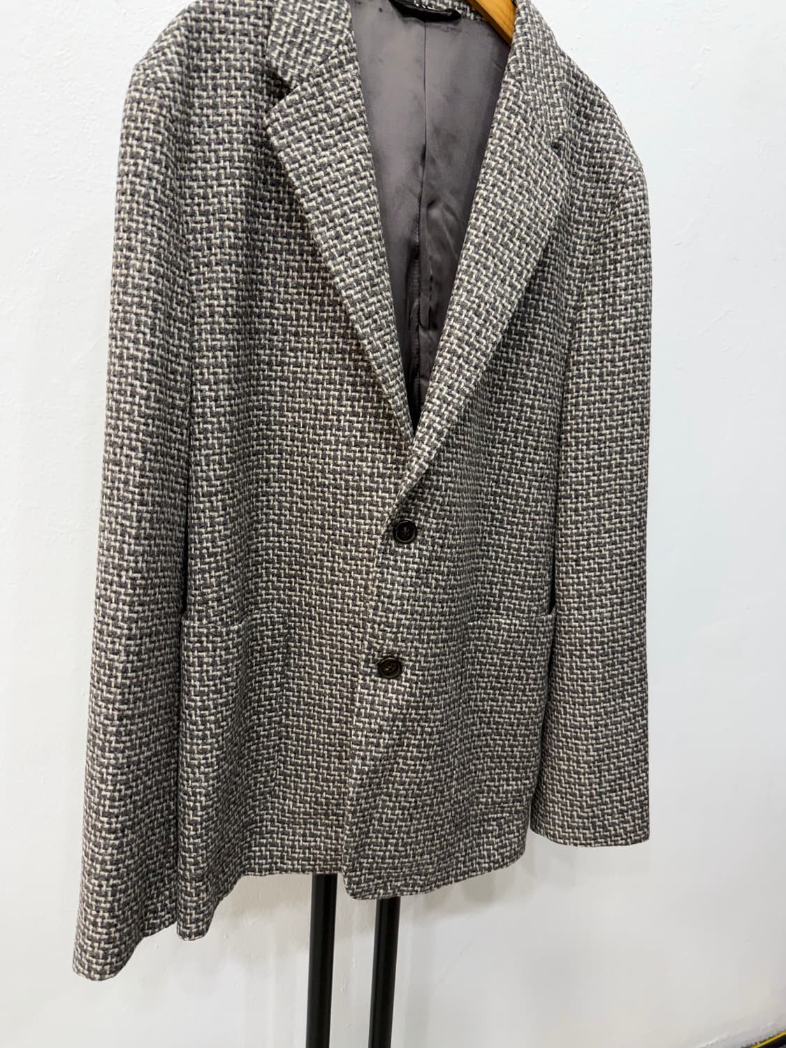 정품) TIME 타임옴므 24ss 헤링본 더블 브레스티드 자켓 100 상품이미지2