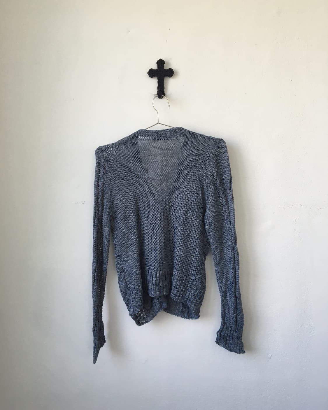 Cable pattern knit cardigan 상품이미지2