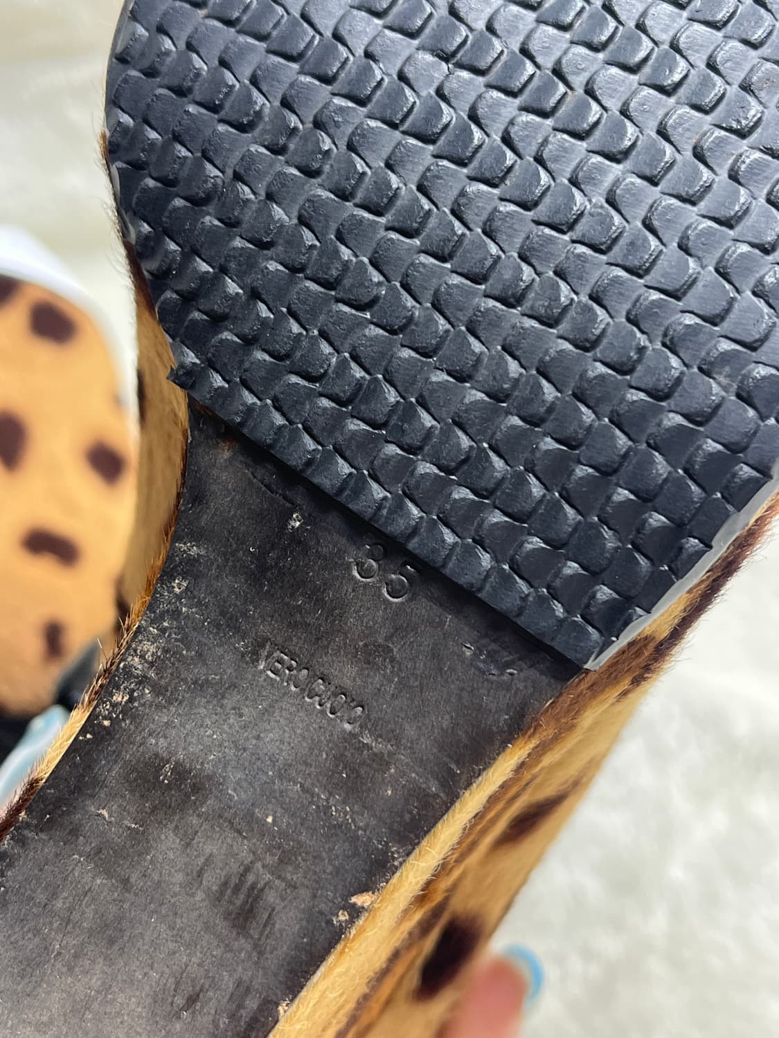 [35] 알렉산더 왕 웨지힐 || 225 (10cm) 상품이미지9