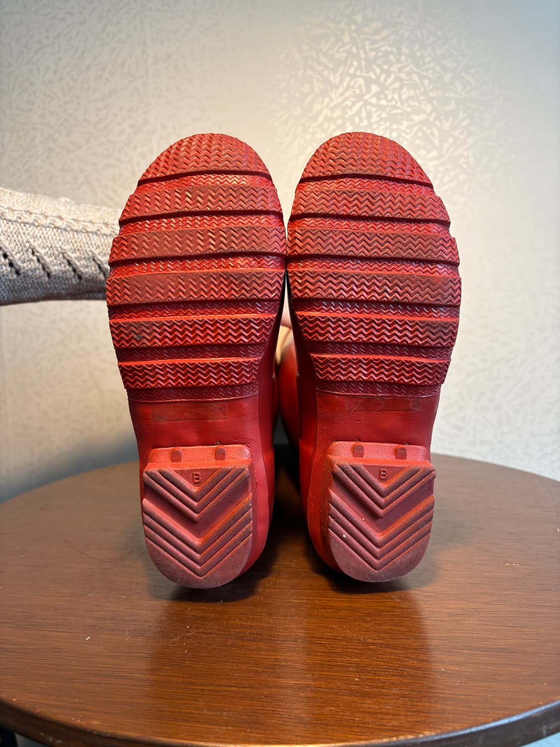 빈티지 헌터 레인부츠 레드 상품이미지7