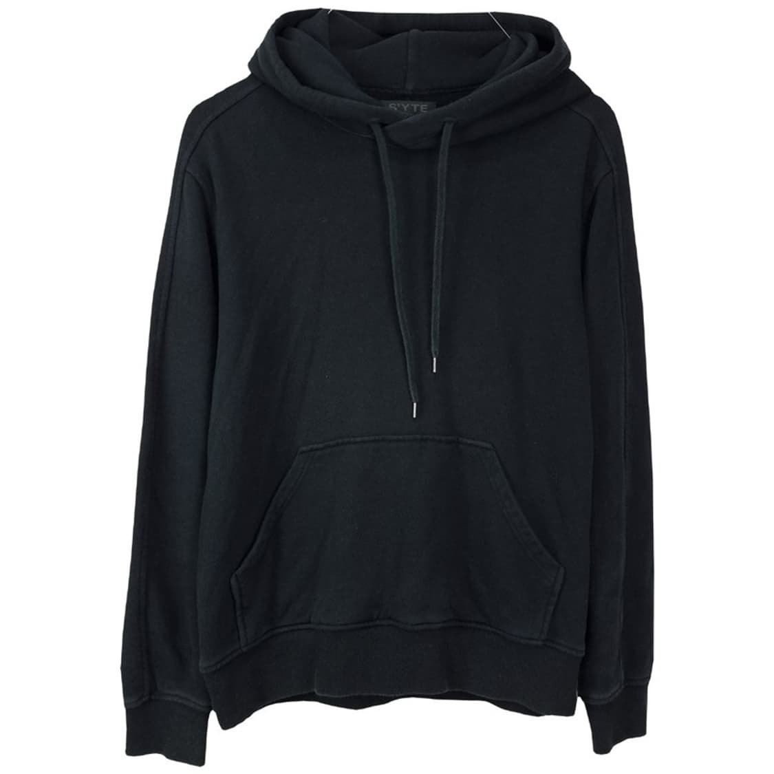 요지야마모토 S'YTE 뒷판 프린팅 후드티 블랙 P01169 상품이미지2