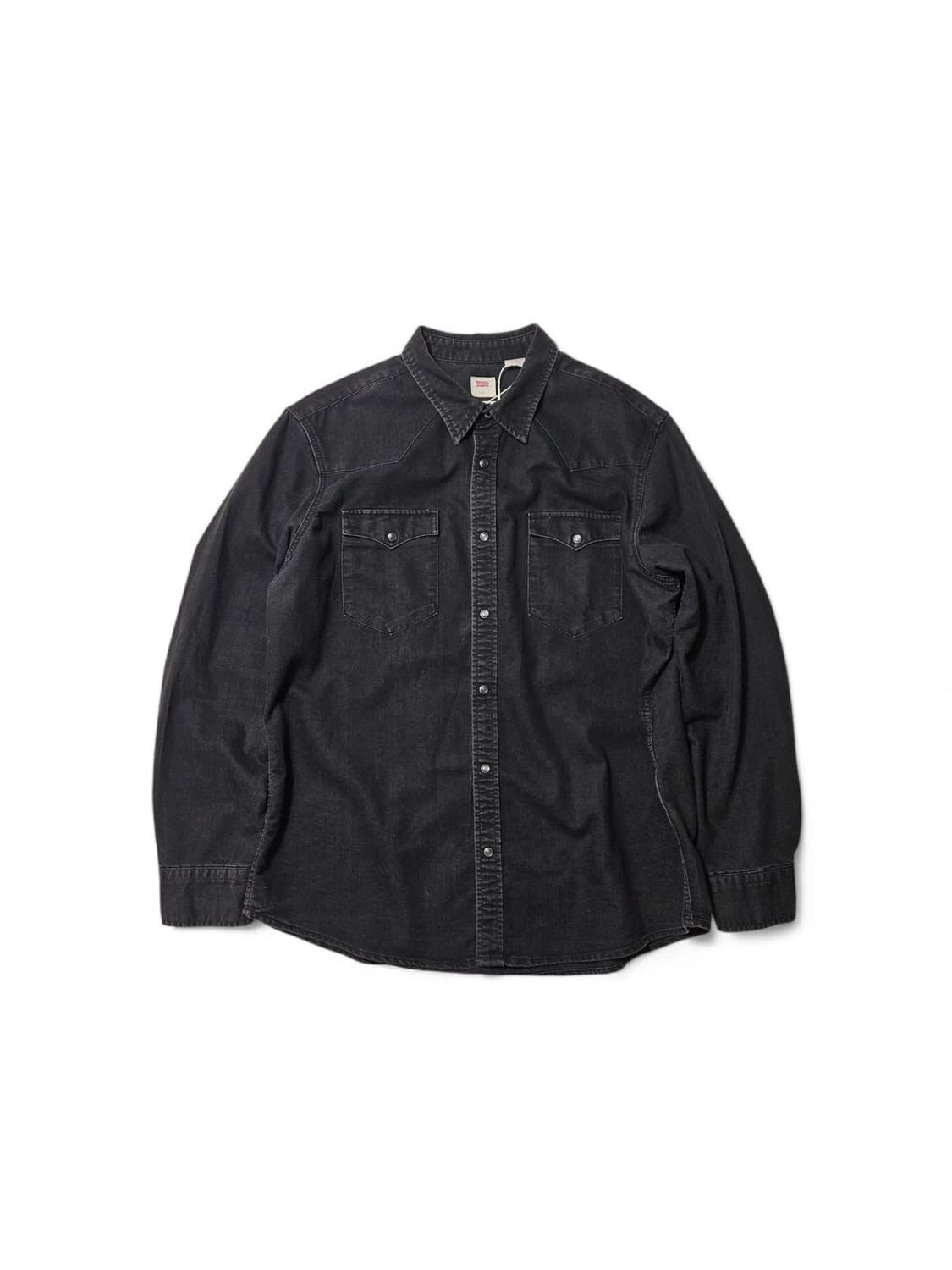 리바이스 흑청 웨스턴 셔츠 XL 상품이미지1