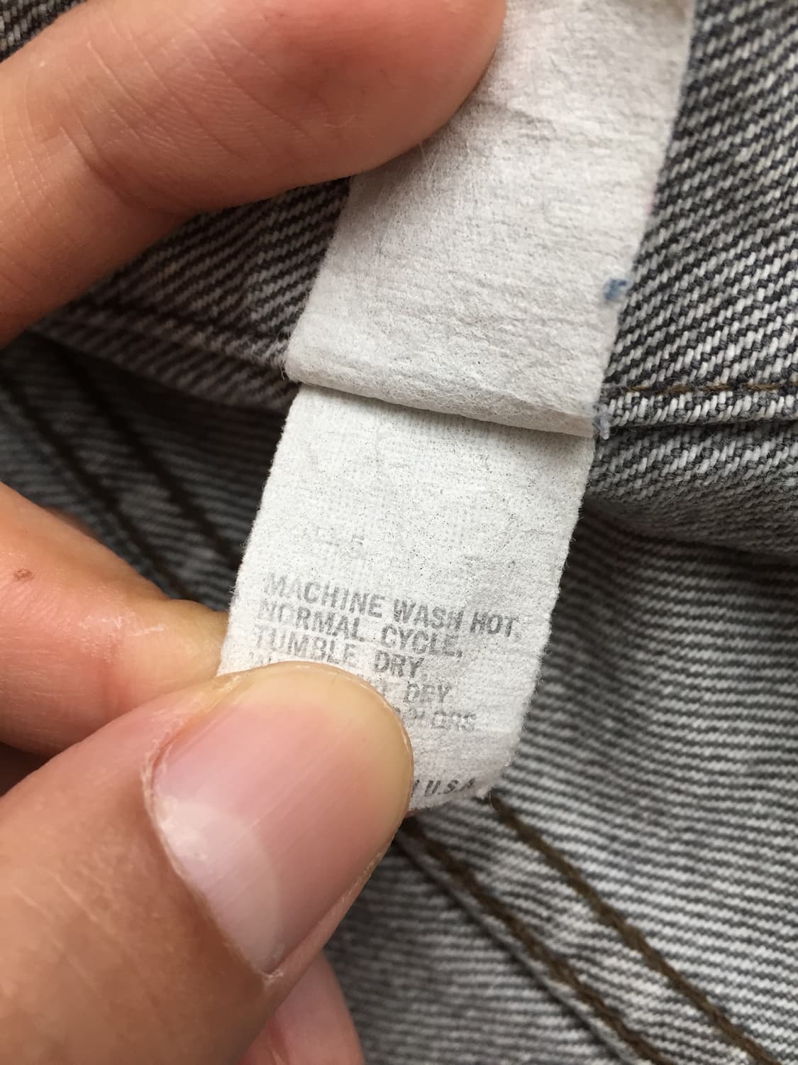 80’s levis 리바이스 70506 블랙 데님자켓 상품이미지10