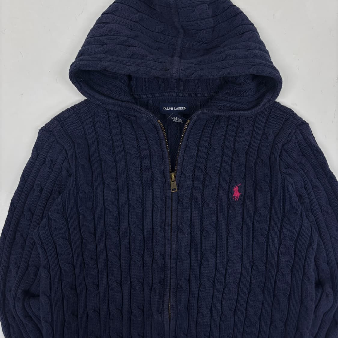 폴로 니트 후드집업 상품이미지4