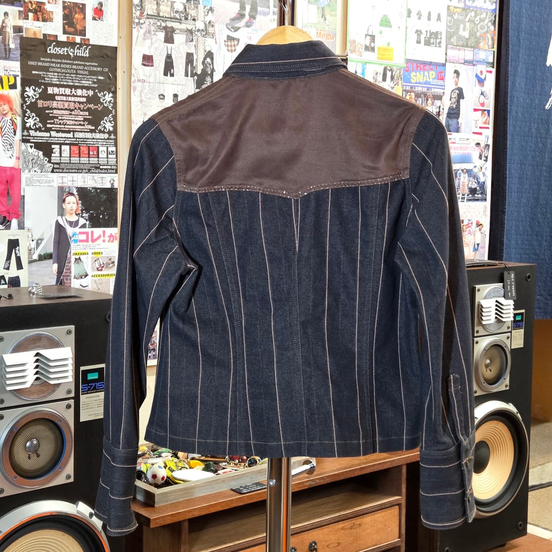 JPN 스트라이프 슬림핏 웨스턴 셔츠 상품이미지5