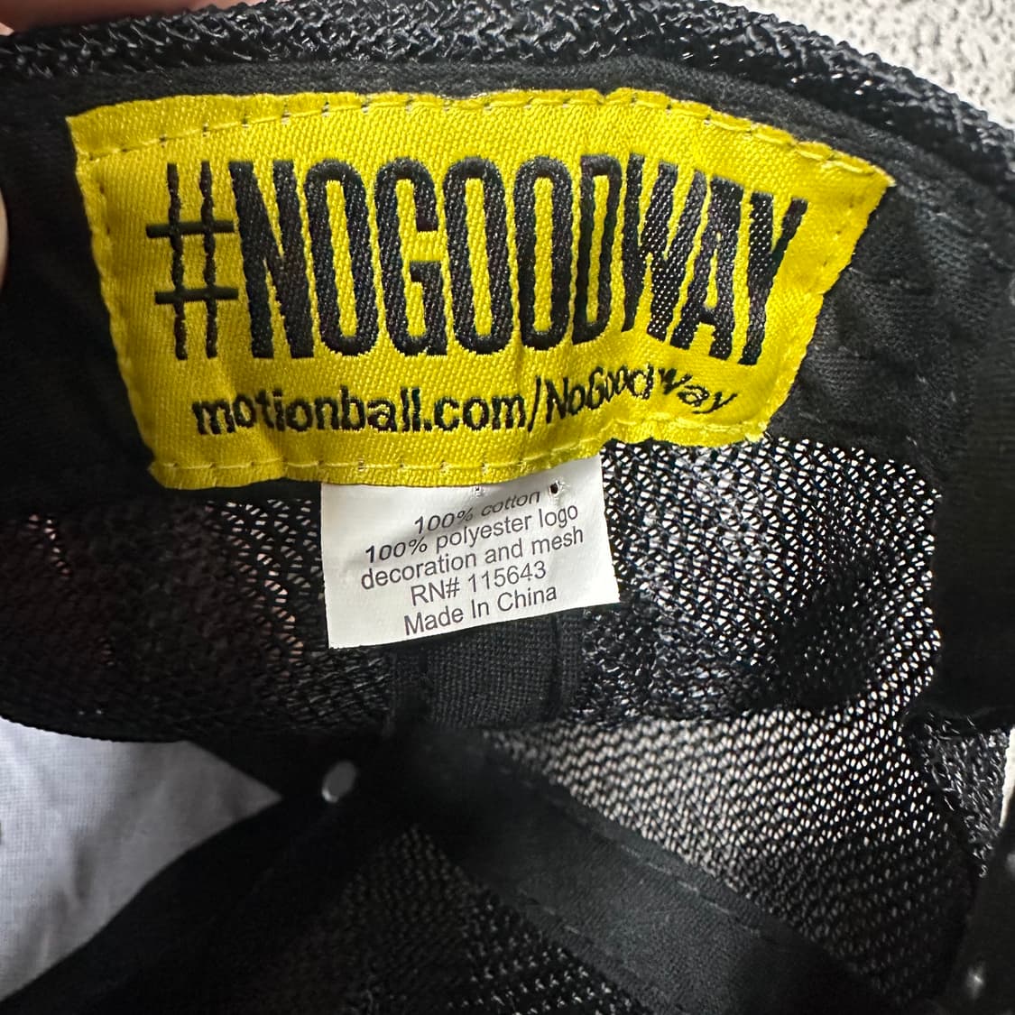 ✨ (바배) NOGOODWAY 00s 올림픽 트러커 볼캡 모자  상품이미지4