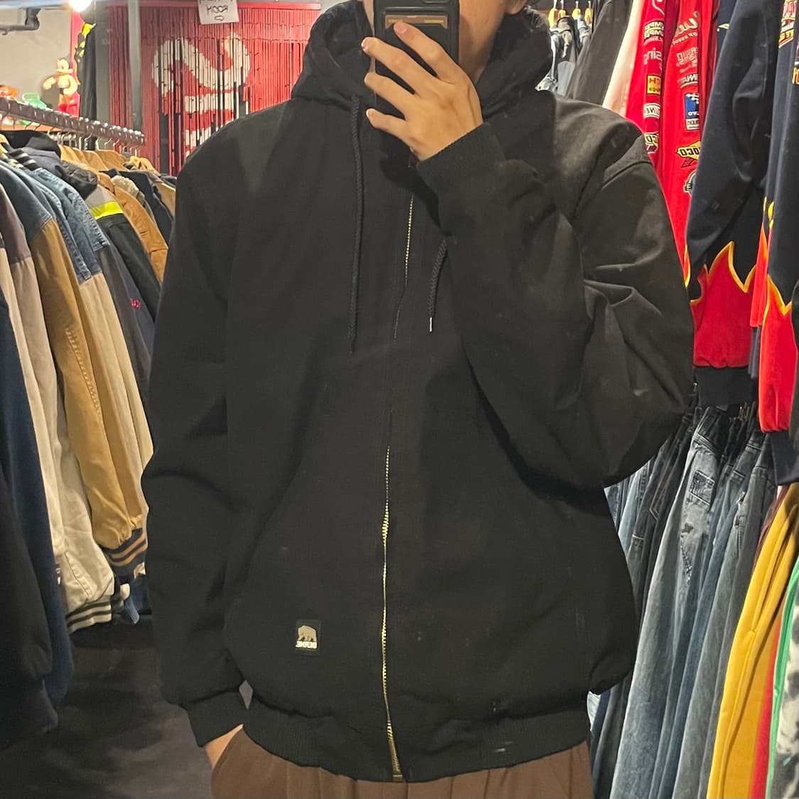 [IM] Vtg 빈티지 블랙 워크자켓 상품이미지5