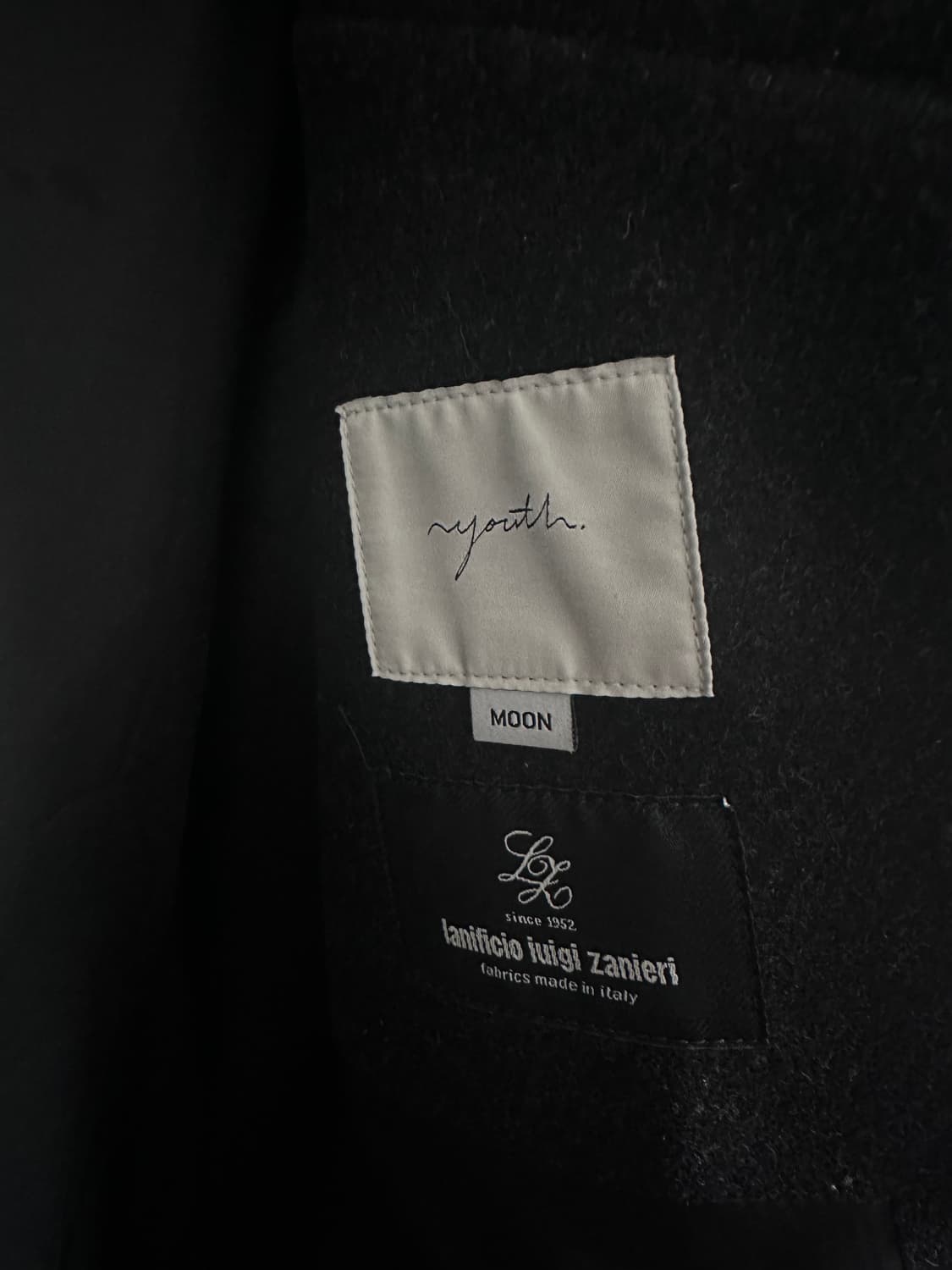 유스 체스터필드 코트 차콜그레이 moon(M) 사이즈 상품이미지5