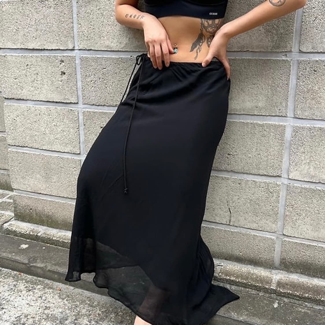 요지야마모토 롱스커트 상품이미지1