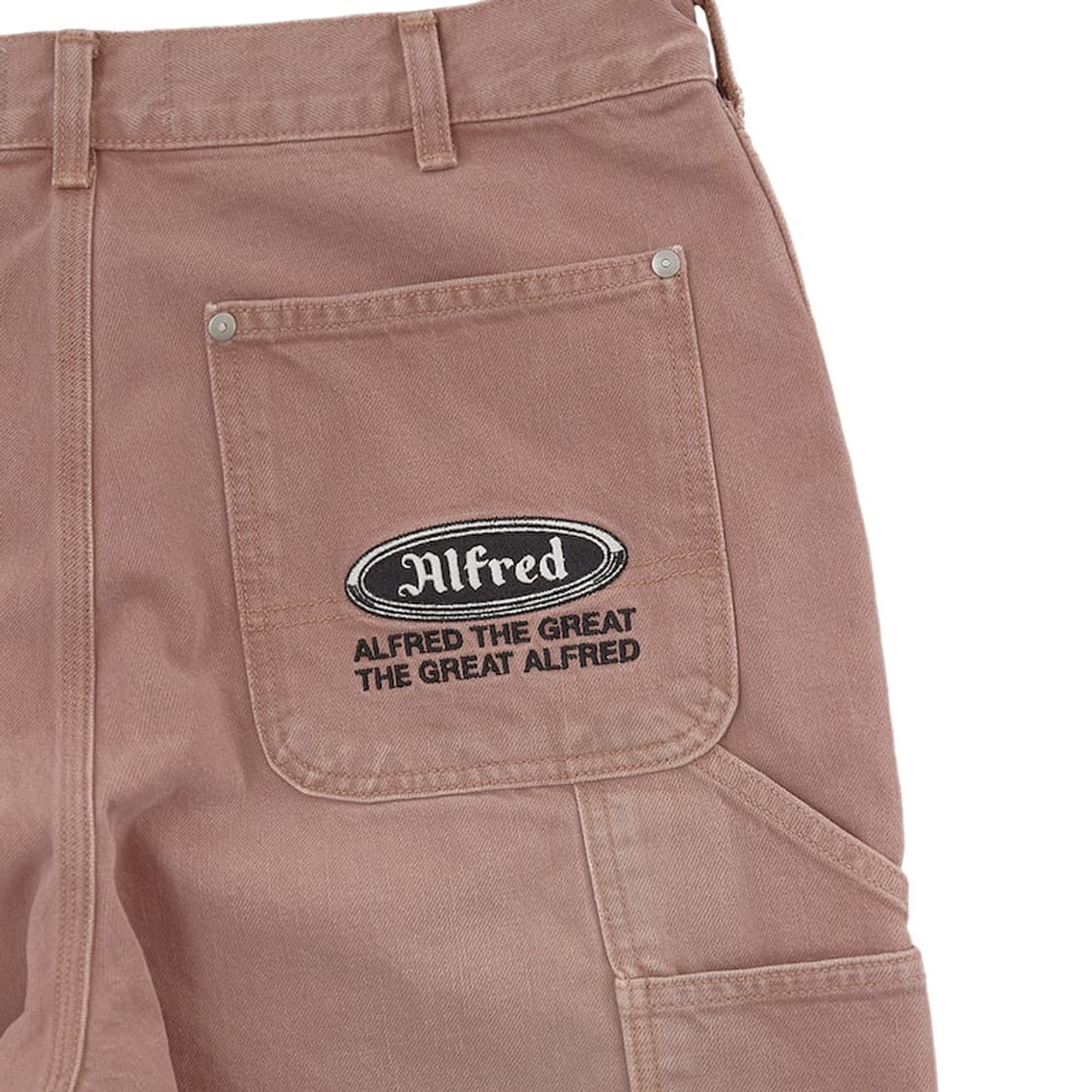 [Alfred]알프레드 핑크 데님 카펜터 팬츠 상품이미지5
