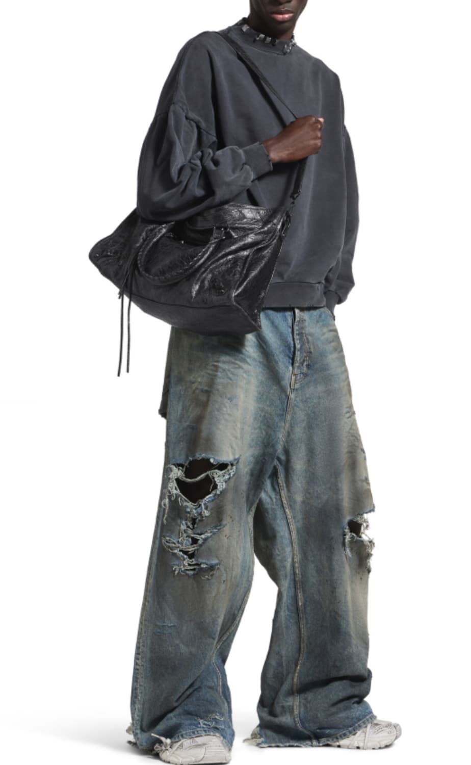 [SA 정품] 발렌시아가 르 시티 모터백 라지 블랙 상품이미지10