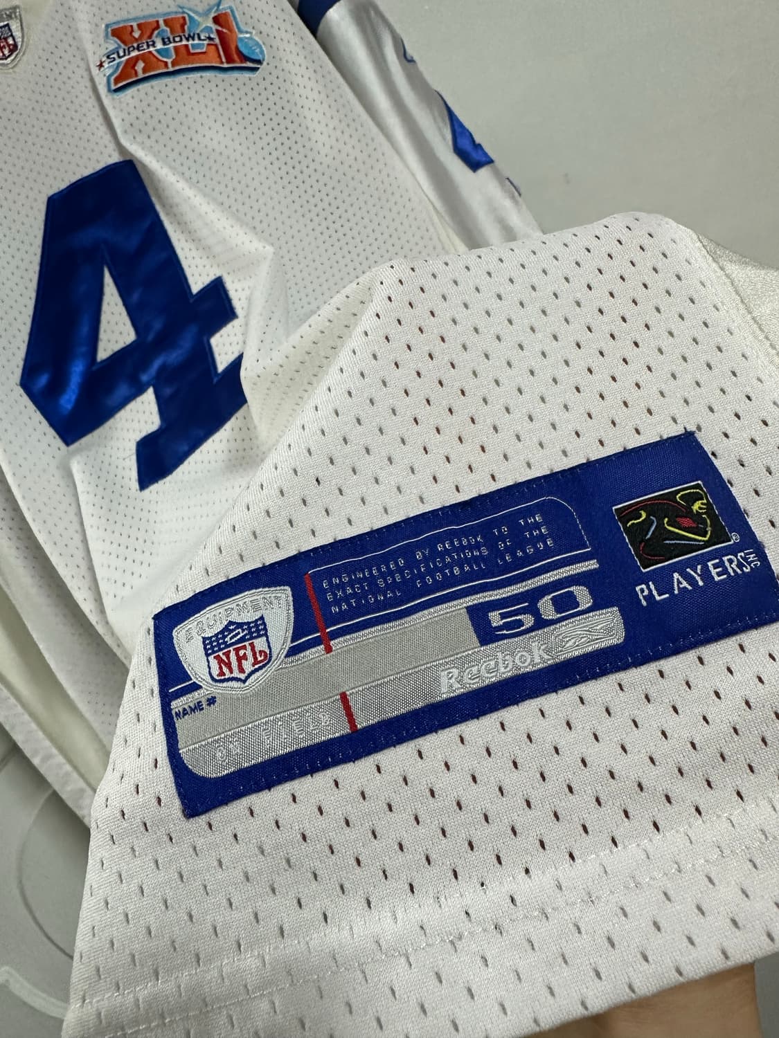 리복 NFL 슈퍼볼 아담 비나티에리 럭비티 상품이미지3