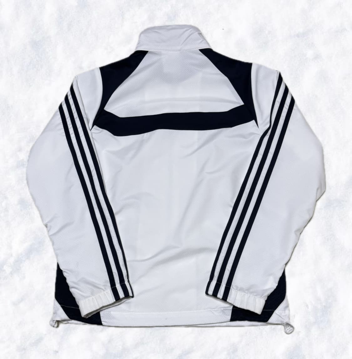 아디다스 화이트 딥네이비 바람막이 상품이미지2