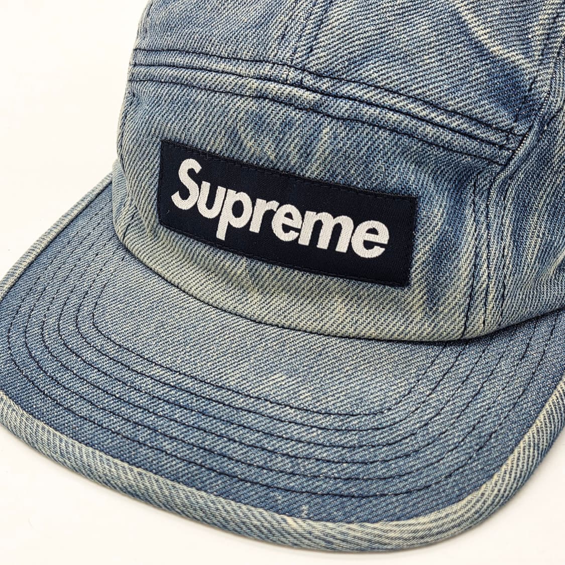 슈프림 워시드 치노 트윌 캠프캡 데님 - 25FW 상품이미지4