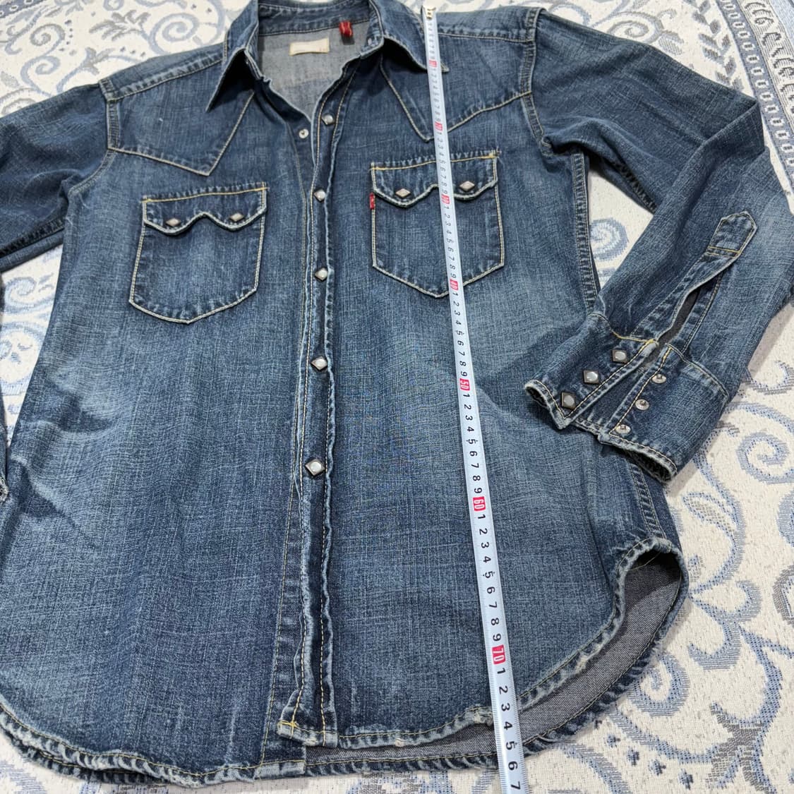 Levi’s Red Tab Western Denim Shirt / M 상품이미지3
