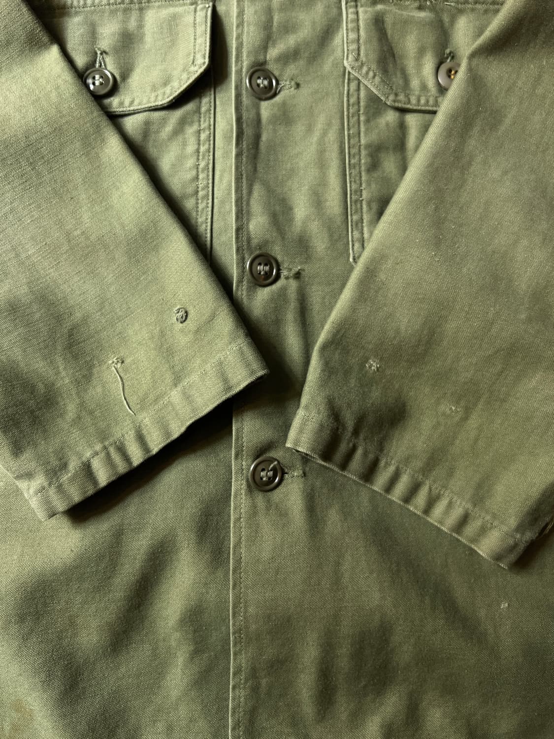 [S]60's 오리지널 U.S ARMY OG-107 밀리터리 셔츠 상품이미지4