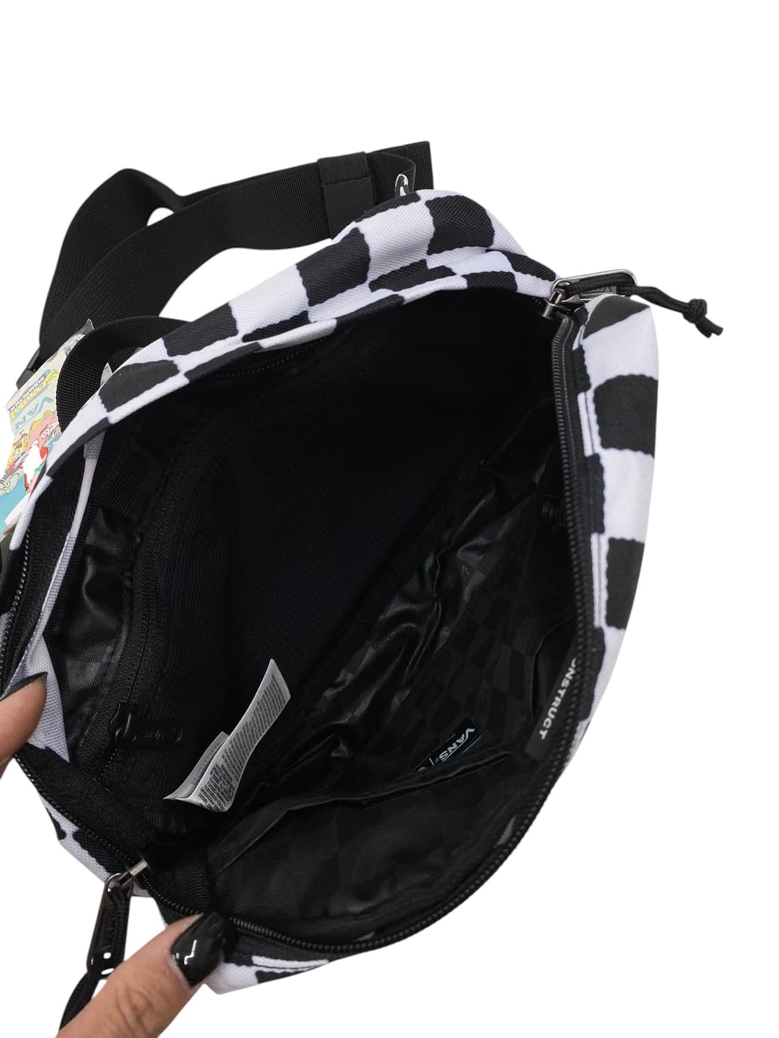 반스 스폰지밥 체커보드 힙색 가방 상품이미지3