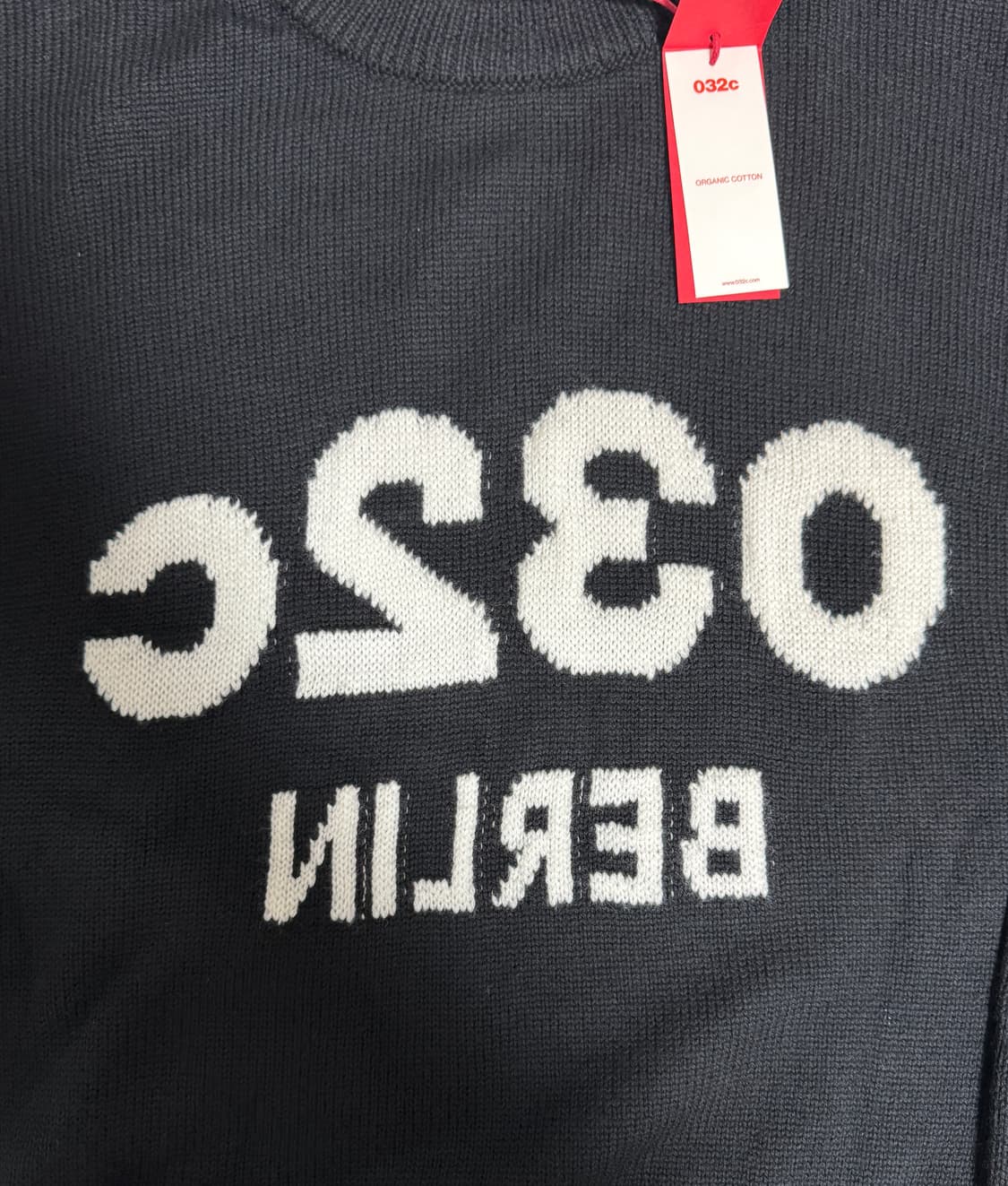 032C 셀피 스웨터 블랙/화이트 (M) 상품이미지4