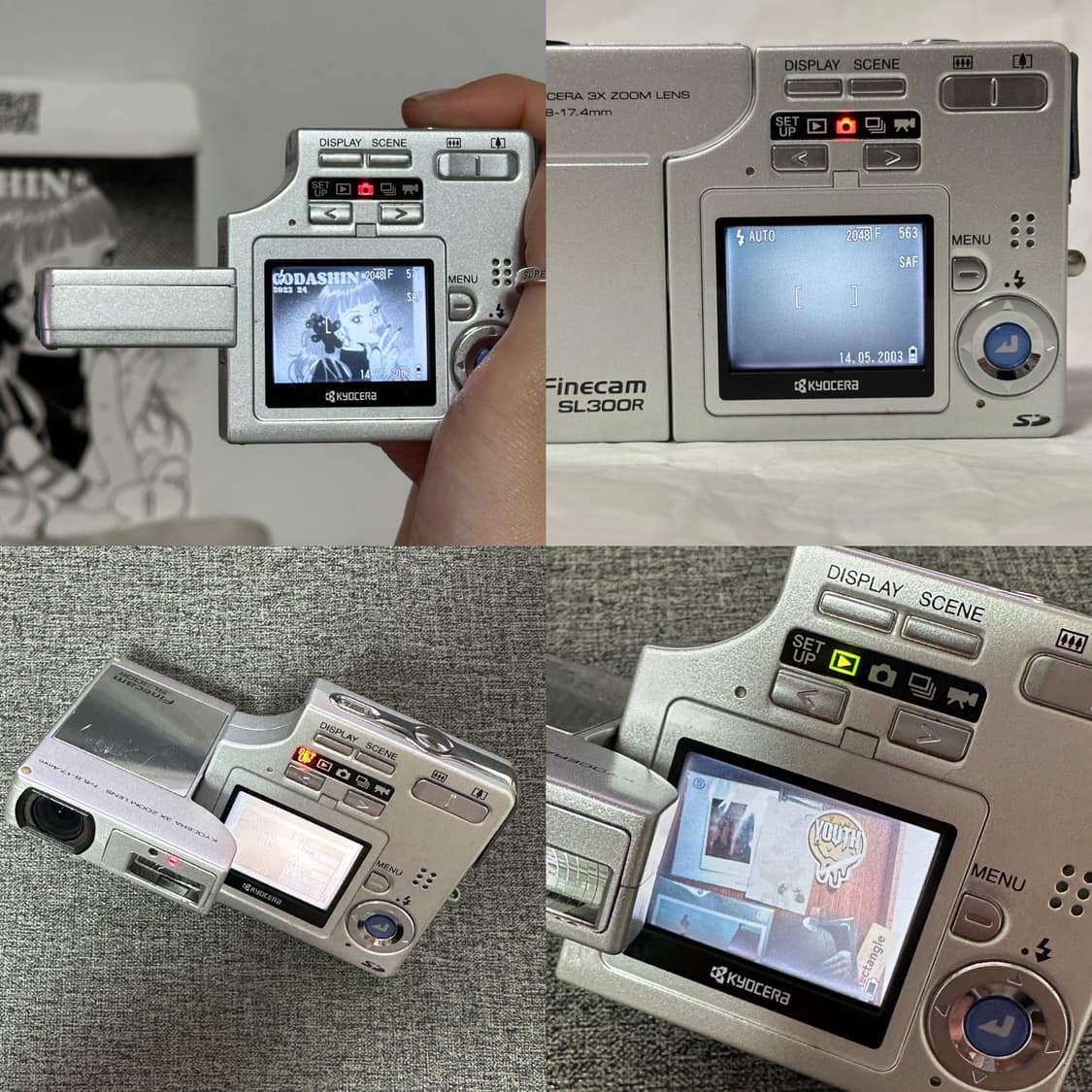 초희귀 /셀카디카🤳 Kyocera 교세라 파인캠 sl300r +작례0 상품이미지6