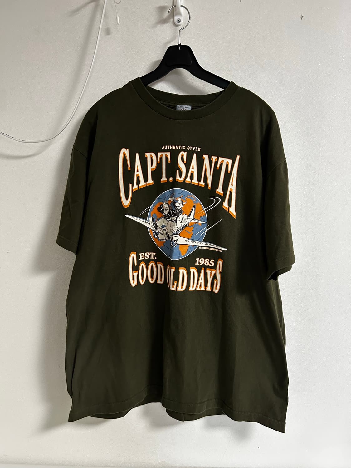90's CAPTAIN SANTA Heavyweight Tee (XL) 상품이미지1