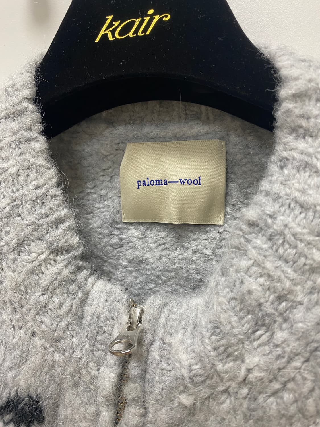 팔로마울 크러쉬 니트 집업 L사이즈 상품이미지3