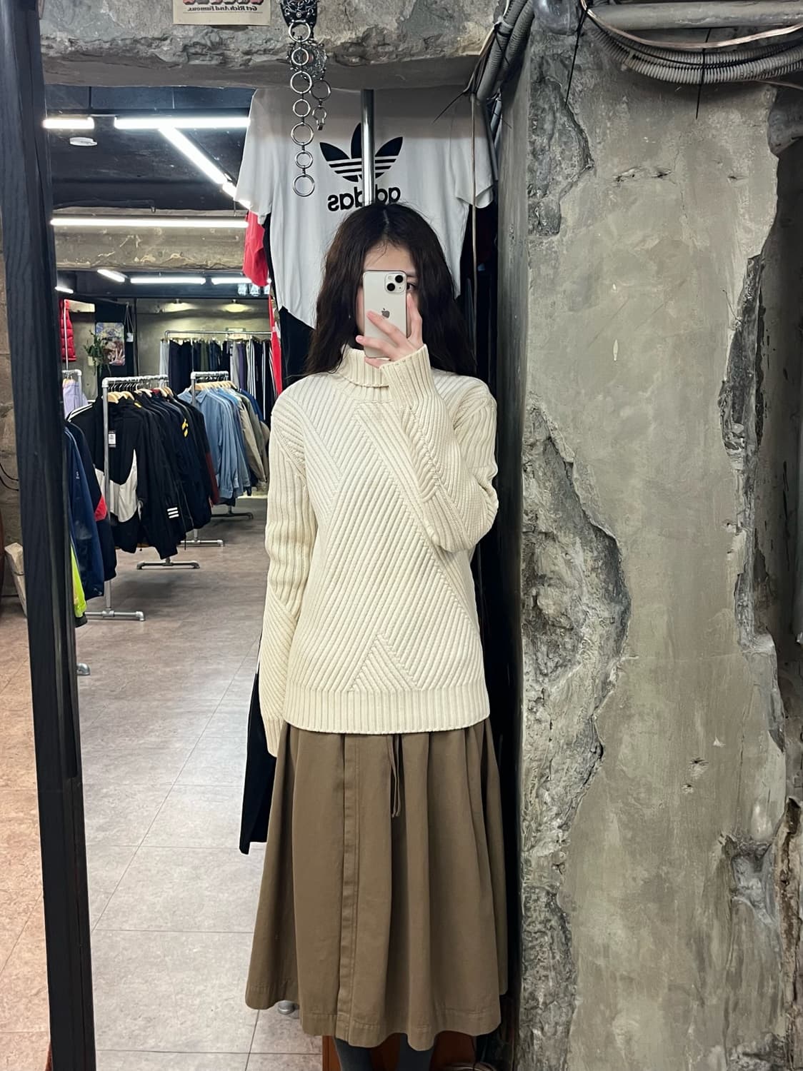 시스템 목폴라 니트 아이보리 95 #csz2378 상품이미지2