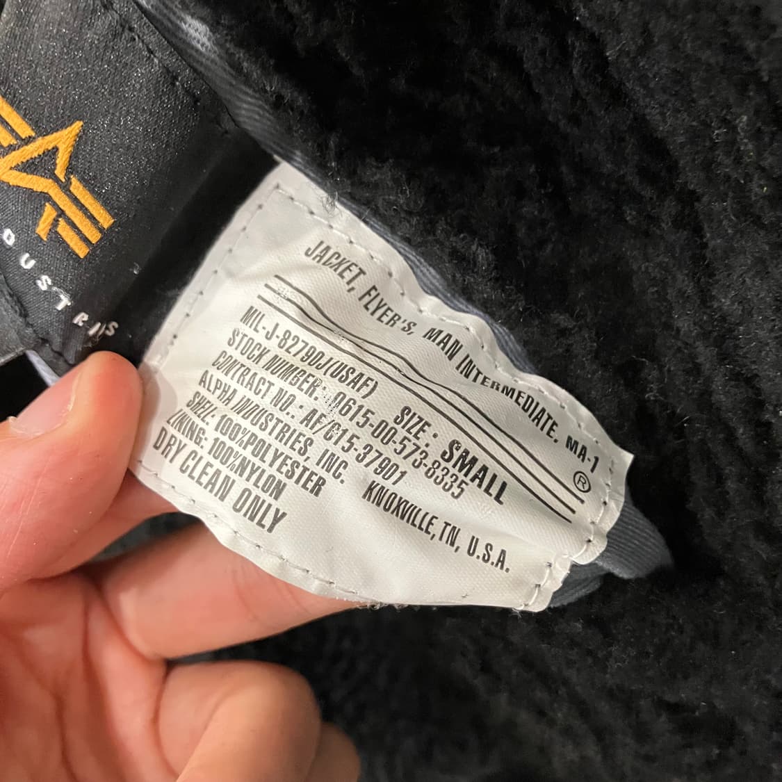 375 알파인더스트리 디스이즈네버댓 항공점퍼 ma1 상품이미지4