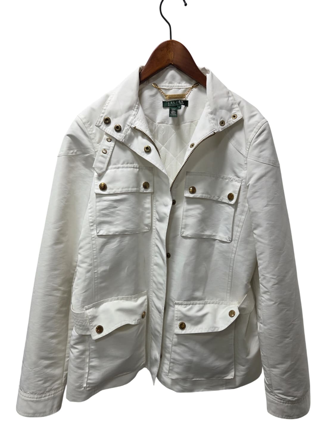  폴로 랄프로렌 화이트 골드 버튼 자켓  상품이미지2
