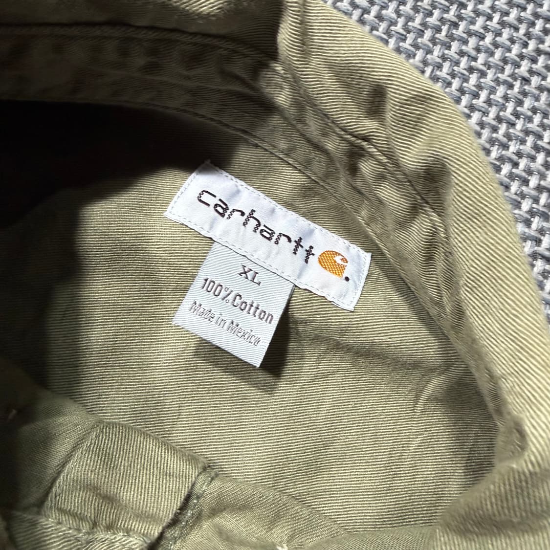 빈티지 칼하트 하프 워크셔츠 (XL/110) OLD_8721 상품이미지3