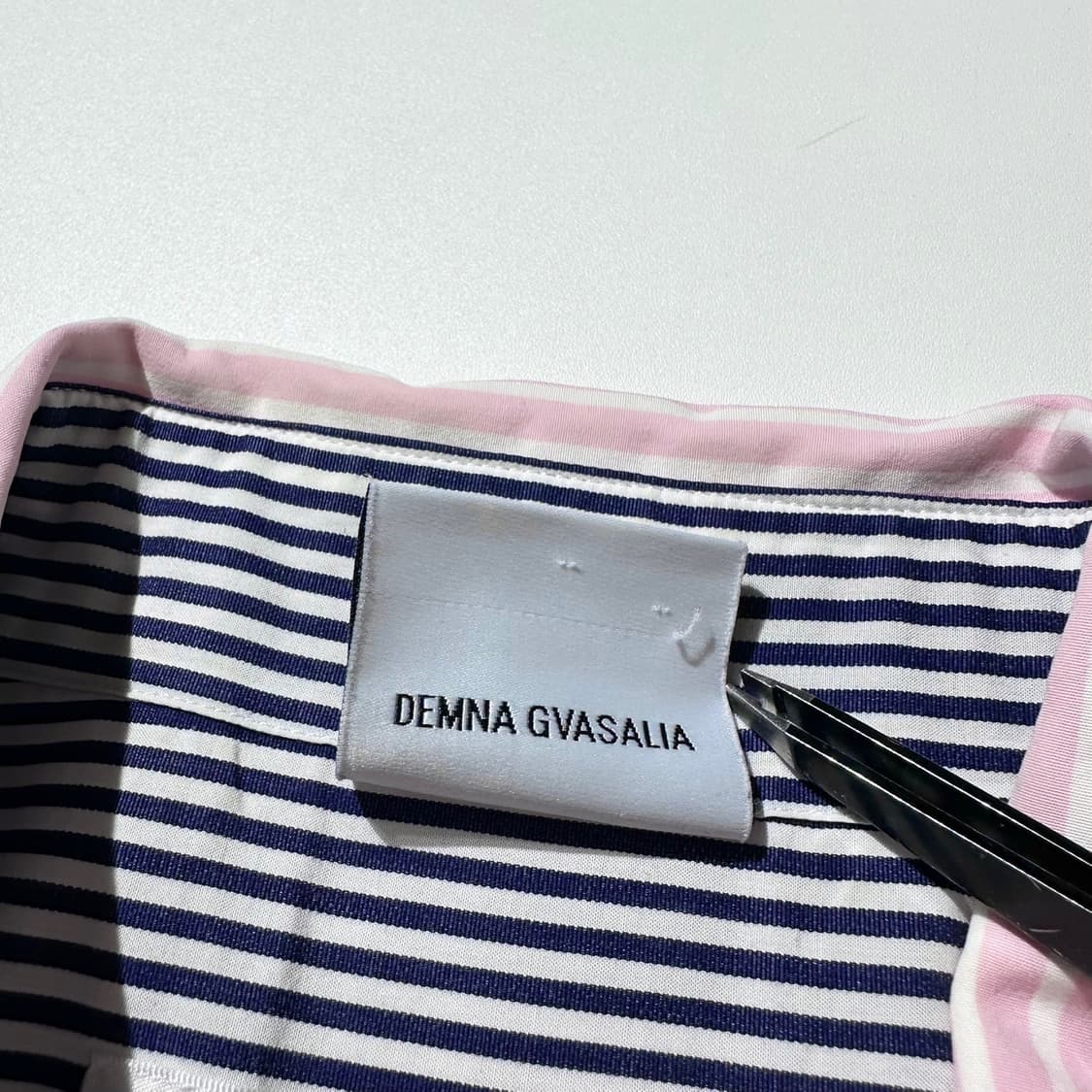 베트멍 x 꼼데가르송 스트라이프 레이어드 셔츠 상품이미지7