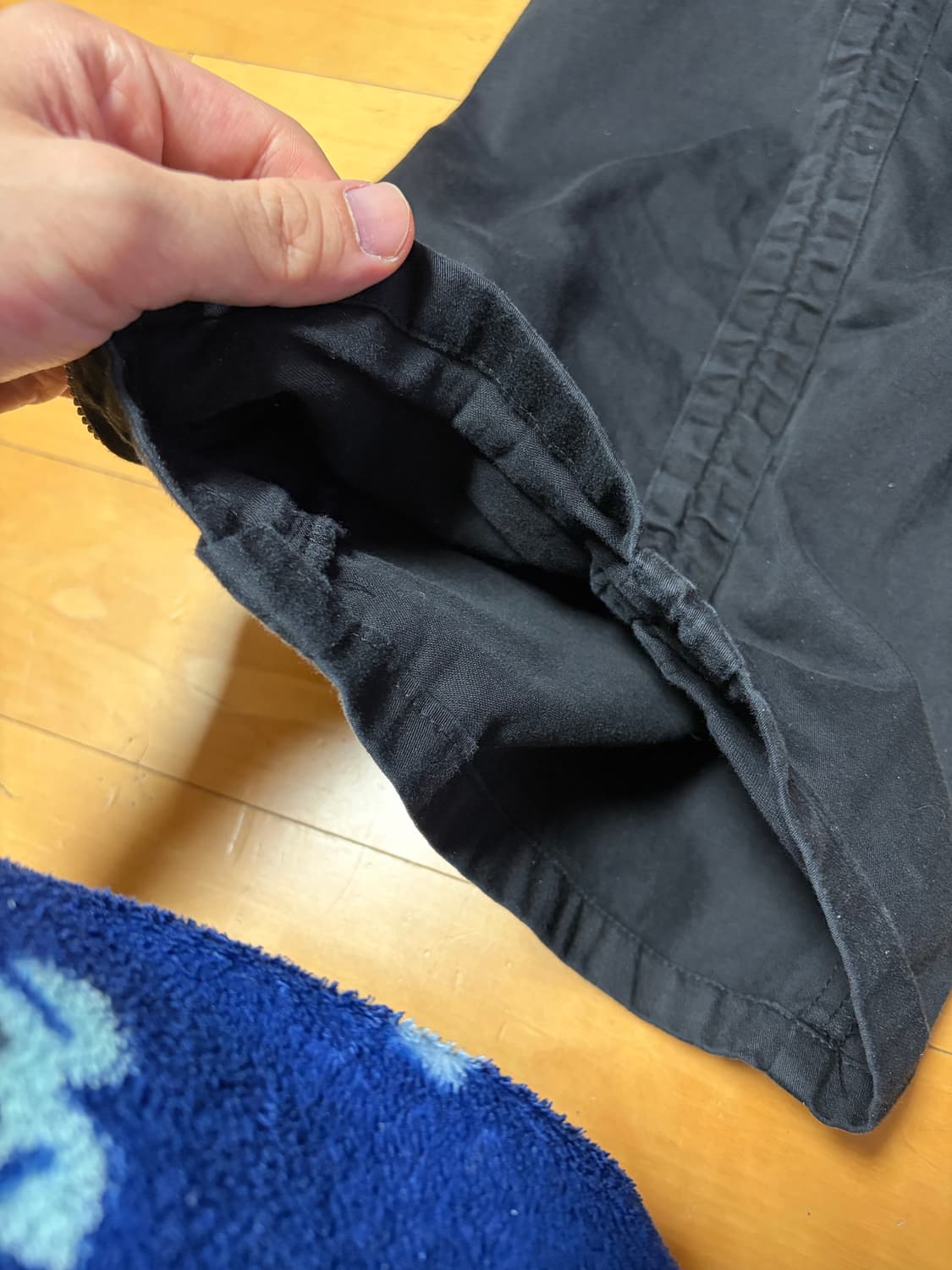 해칭룸 셔링 팬츠 블랙 상품이미지7