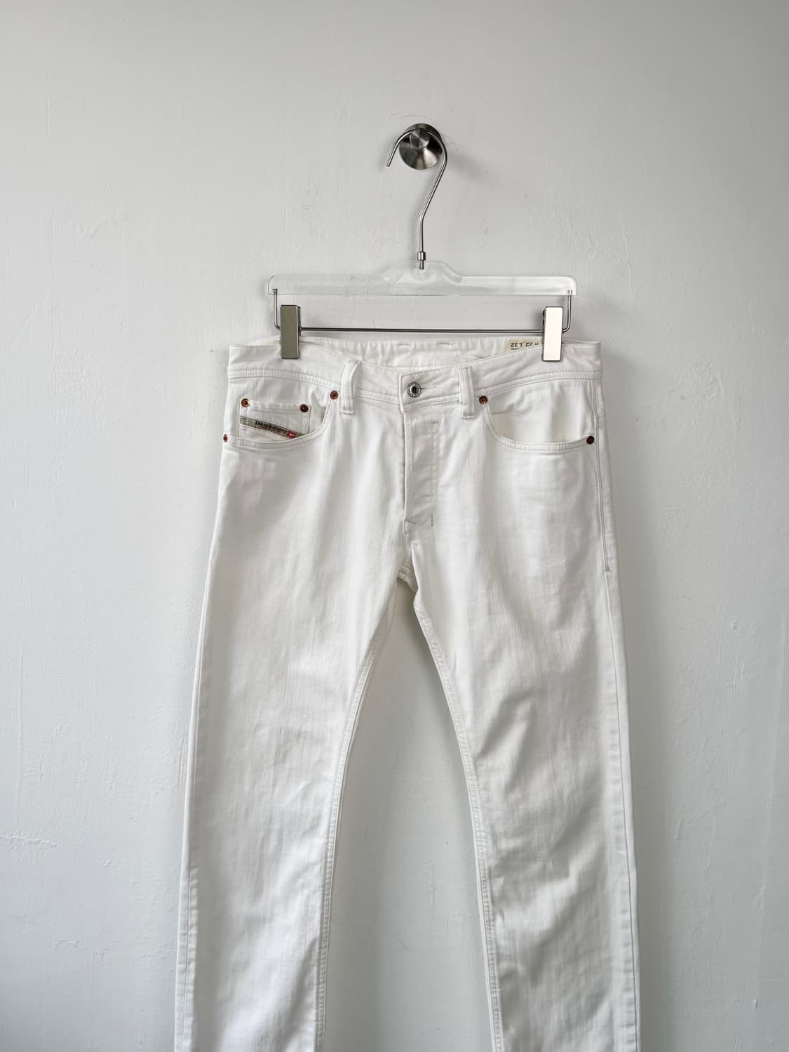 디젤 화이트 레귤러 진  상품이미지2