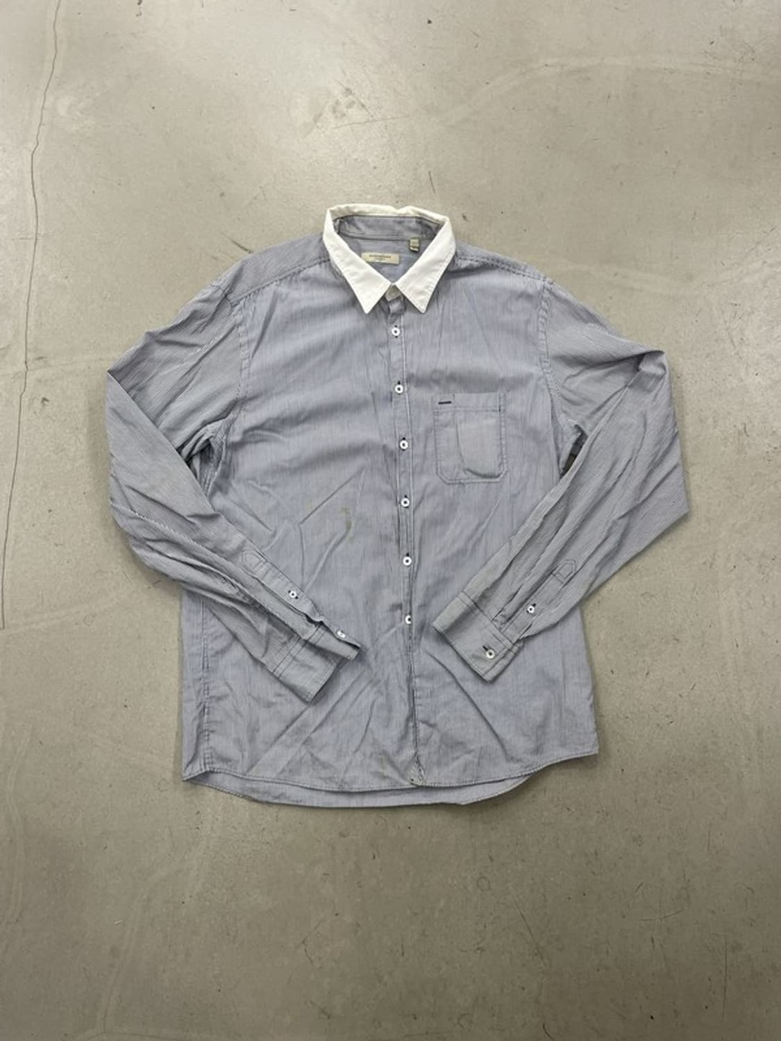 버버리 스트라이프 셔츠 L 상품이미지1