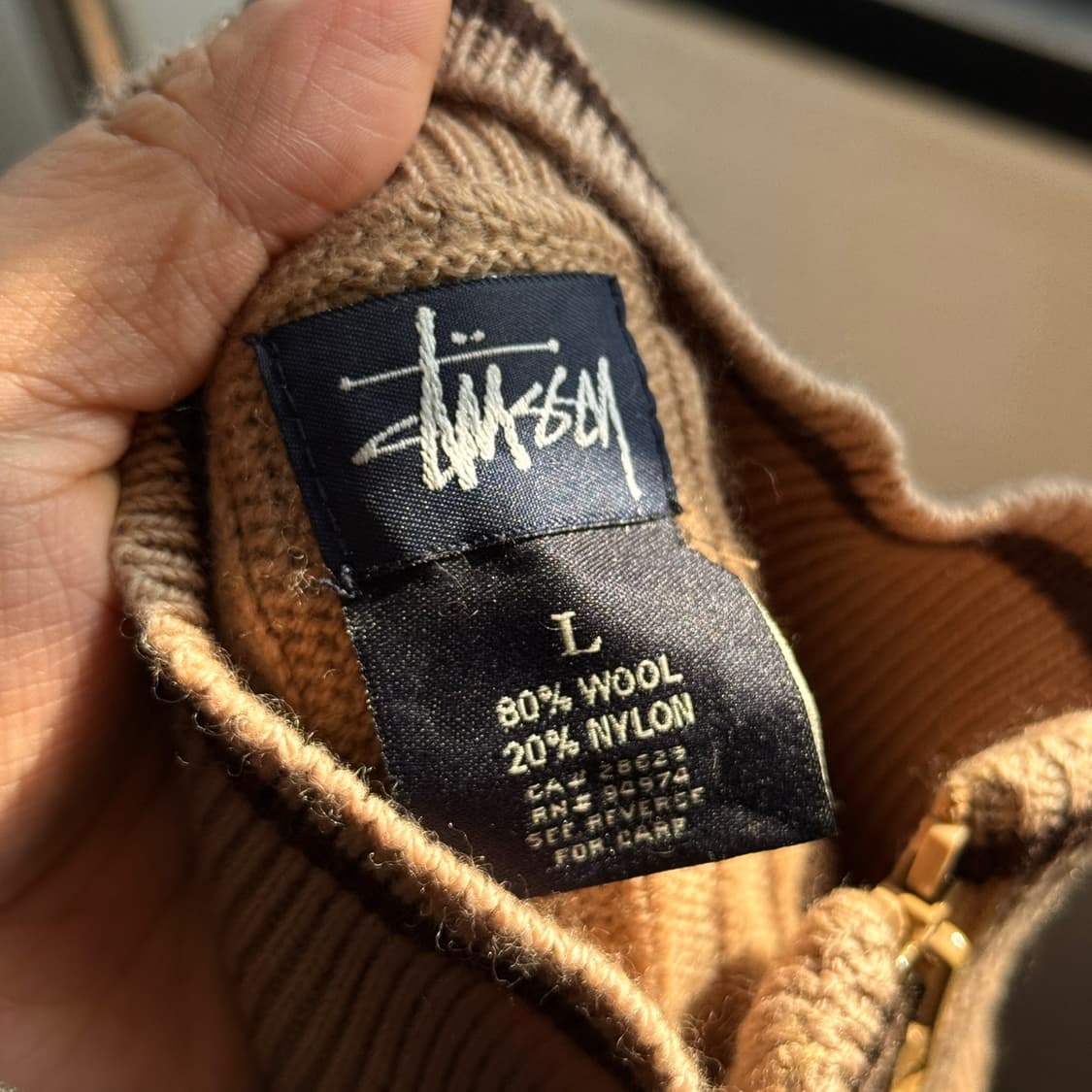 90 ~ 00S 올드 스투시 니트 집업 상품이미지6