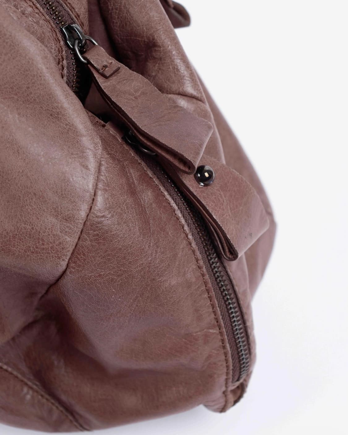 [NICOLI] 다크브라운 스퀘어 토트백 상품이미지4