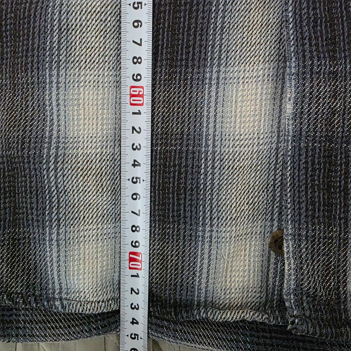 [XL] 00s 세인트 존스 베이 빈티지 플란넬 체크 셔츠 화이트/블랙 상품이미지8