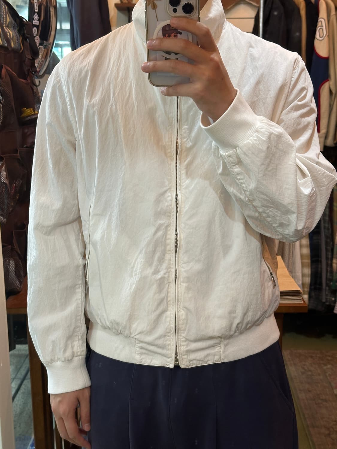 90-00‘s  cp컴퍼니 나일론 스윙톱 블루종 자켓 상품이미지2