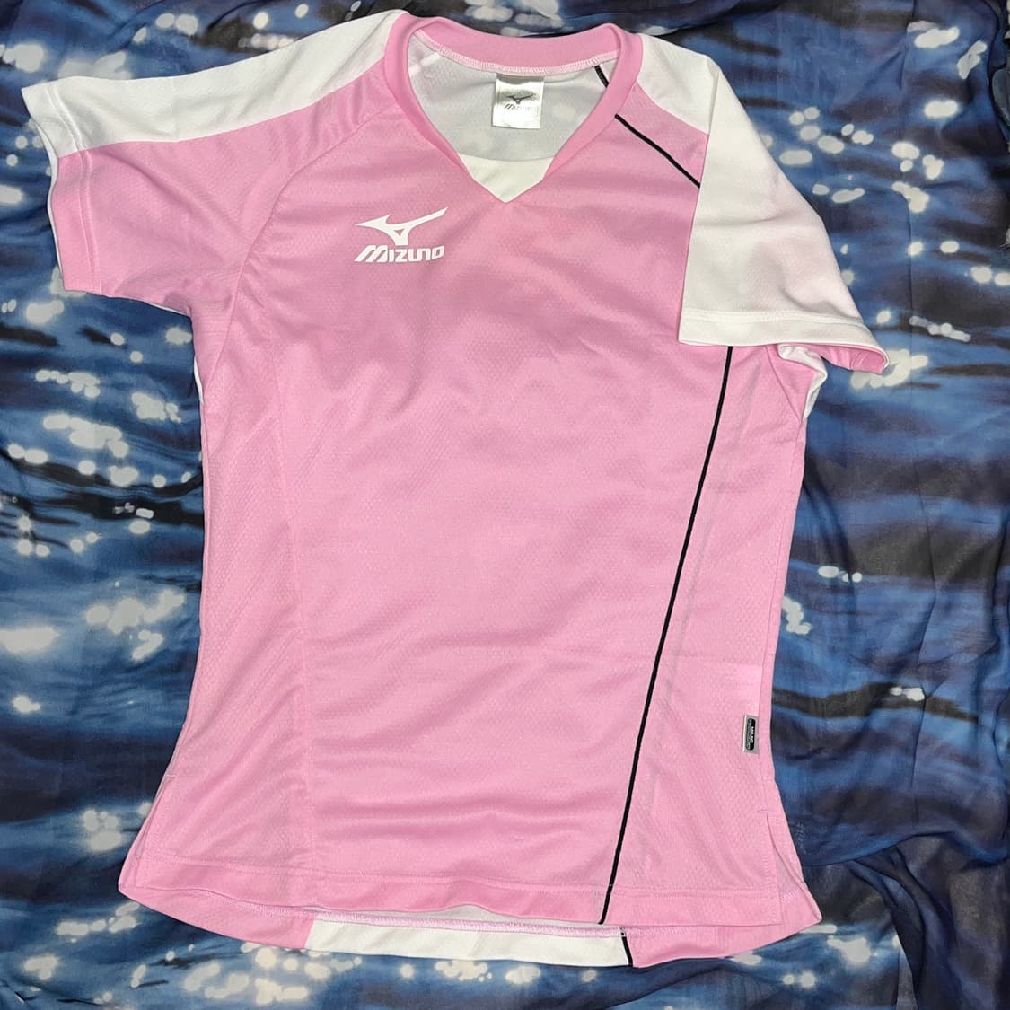 Mizuno Pink&White T-shirt 상품이미지1