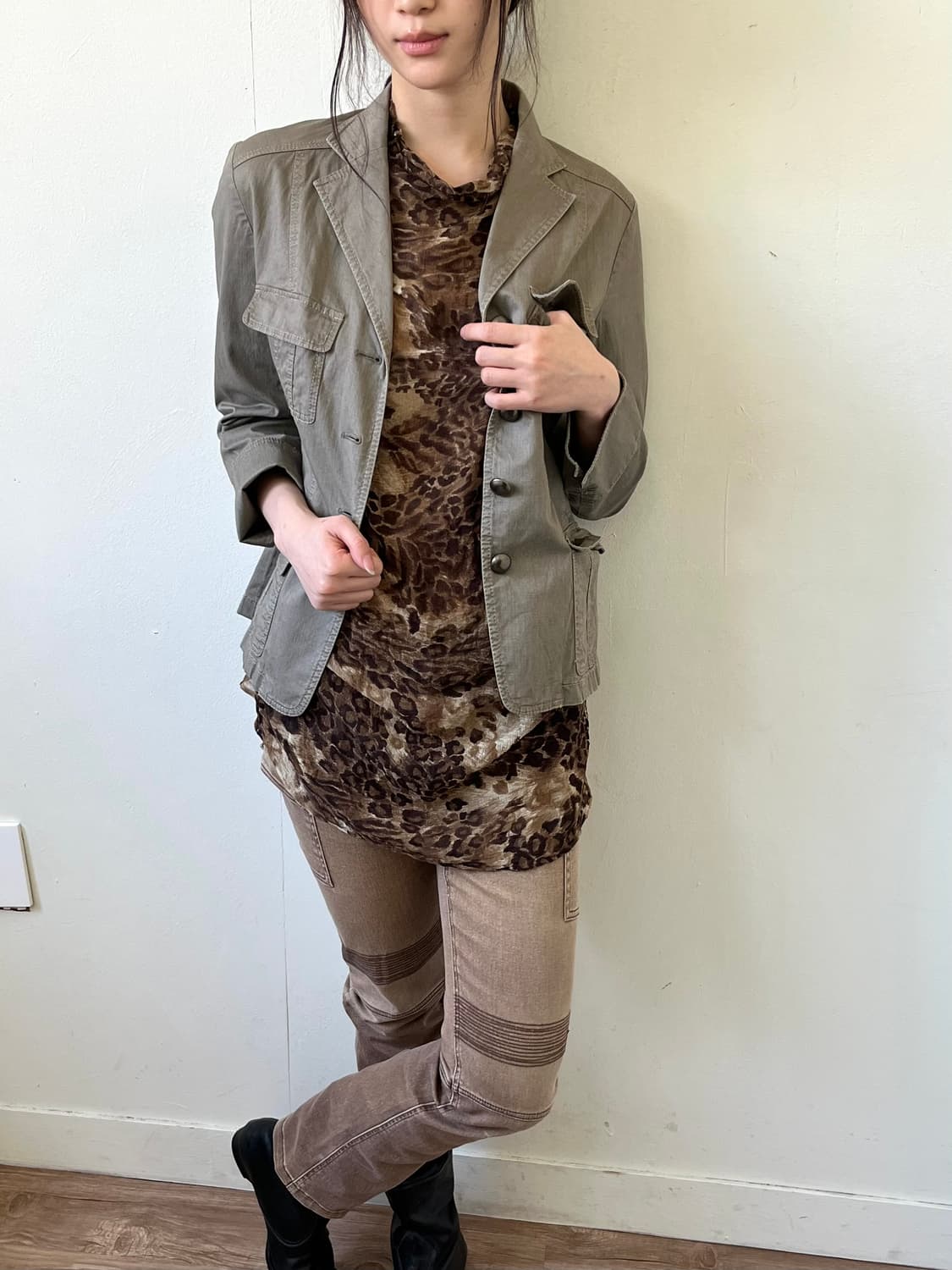 avienne 헌팅 자켓 상품이미지6