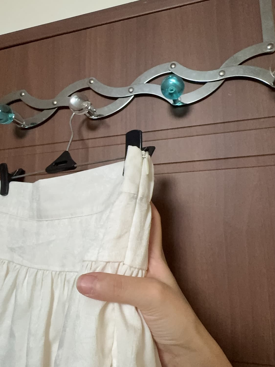 모리걸 하구미 로걀 빈티지 아이보리 플로럴 캉캉 스커트 상품이미지3