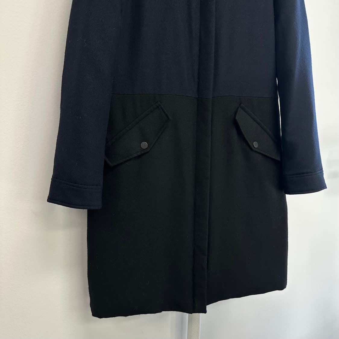 폴스미스 구스다운 투톤 울 후드코트 상품이미지5