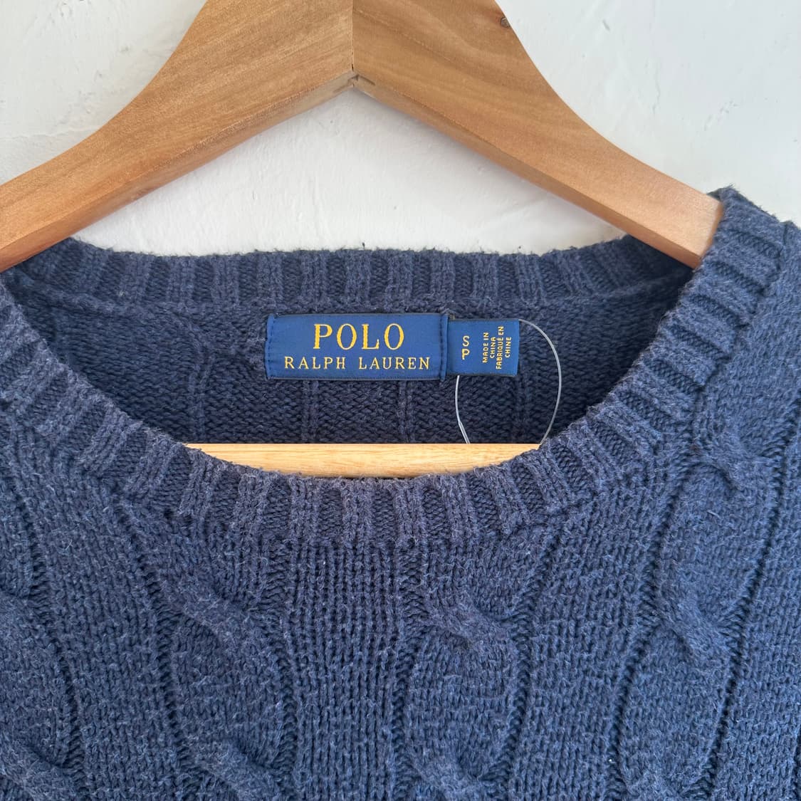 15507 - 폴로 랄프로렌 네이비 케이블 니트 상품이미지3