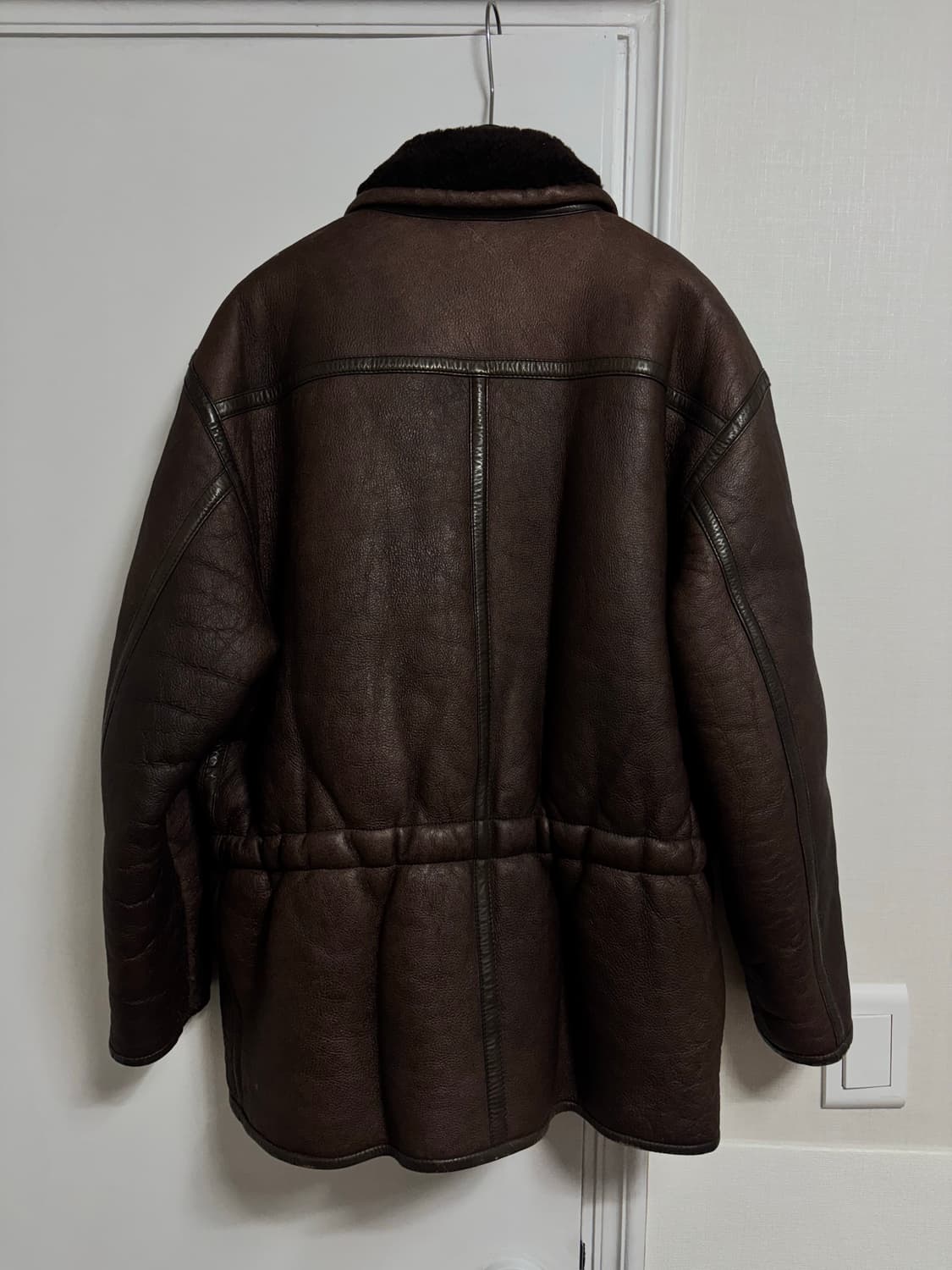 빔즈 레더무스탕 브라운 상품이미지4