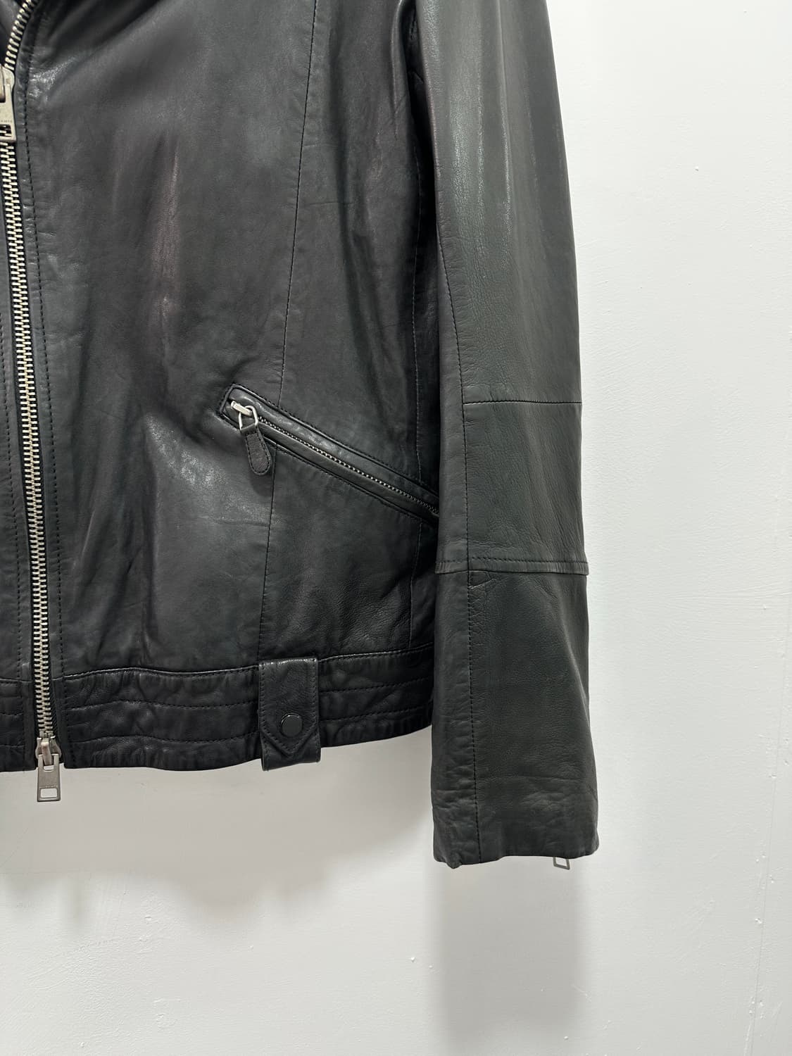 All Saints sheepskin motor leather jk 상품이미지7