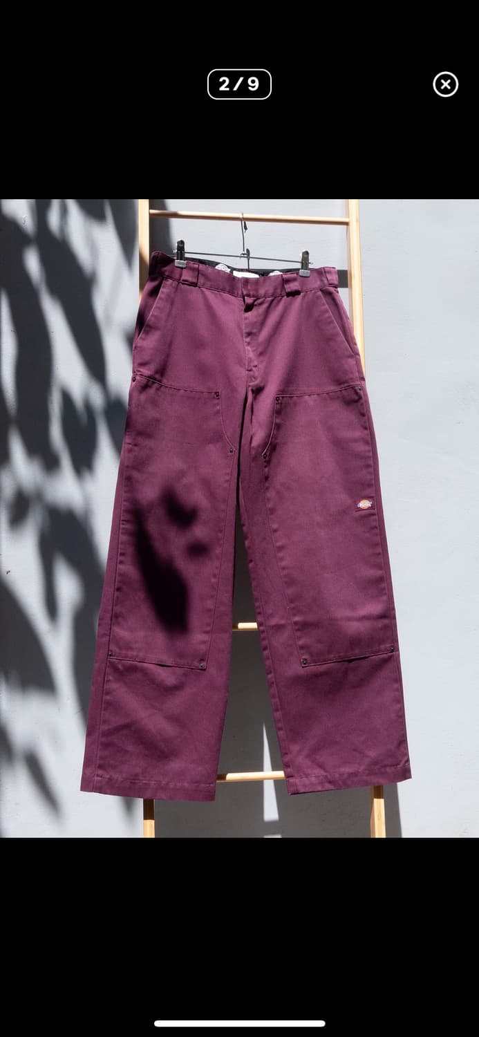 지에다-디키즈 더블니 프린팅 팬츠 상품이미지2