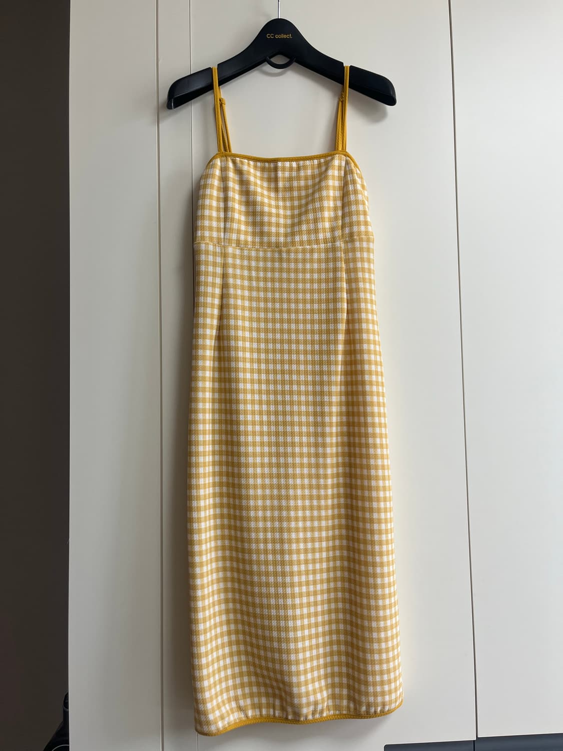 Surfea 옐로우 체크 원피스s 상품이미지4