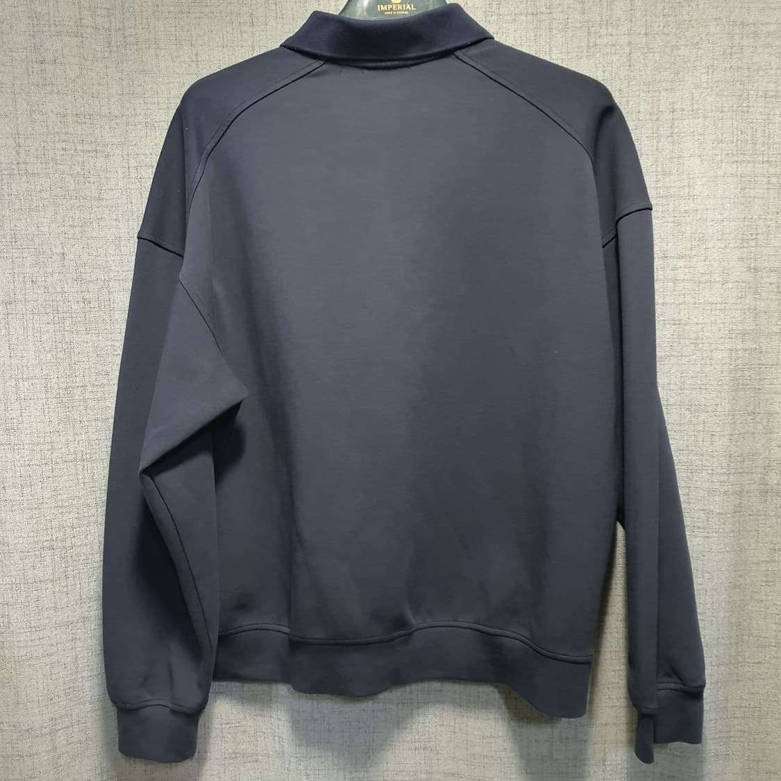 커버낫 반집업 오버핏 네이비 카라 맨투맨  상품이미지2