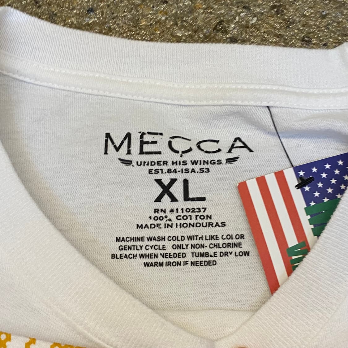 미국 빈티지 MECCA 뉴욕 프린팅 티셔츠 반필티 상품이미지4
