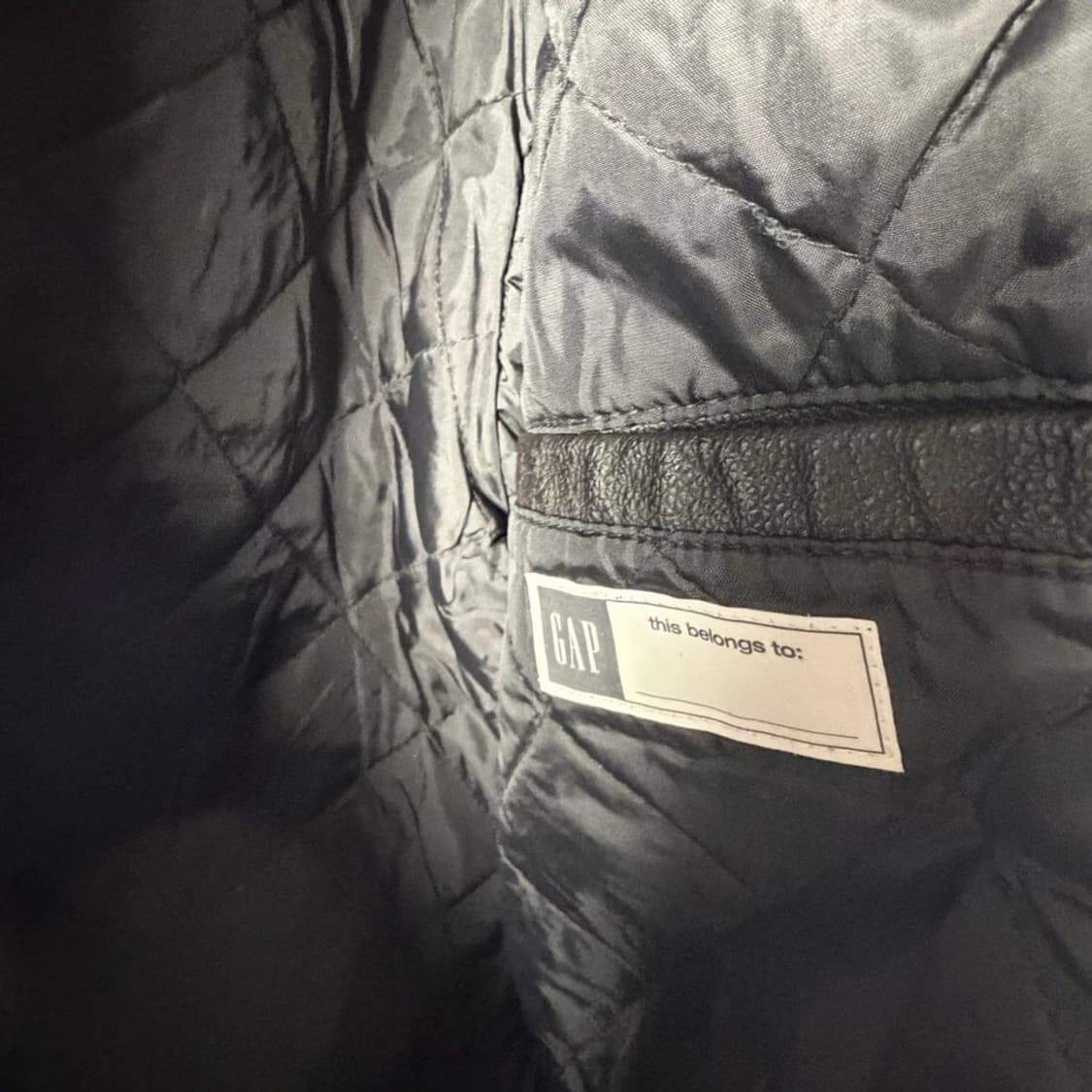 [XXL] 90'S OLD GAP 올드갭 레더 봄버 자켓 상품이미지8