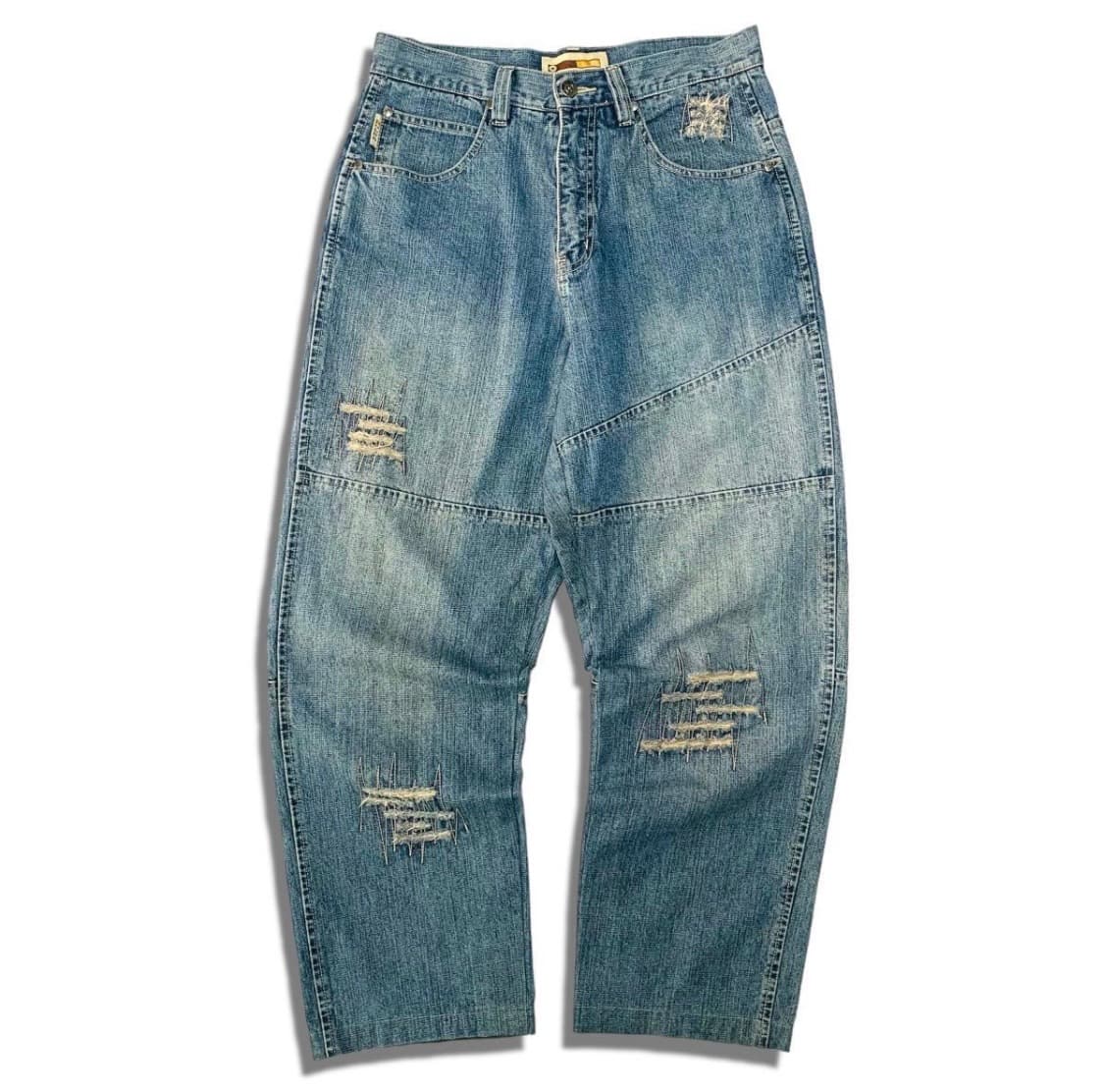 SOUTHPOLE 사우스폴 올드스쿨 데미지 데님 상품이미지2